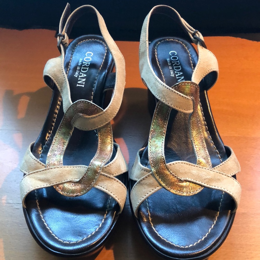 CORDANI WEDGE PLATFORM SANDALS